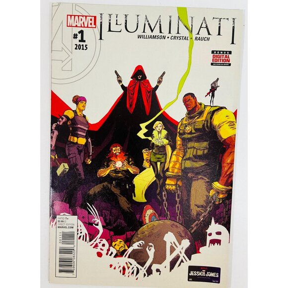 Marvel Comics Illuminati Issues #1 2 3 4 Full Set 2015 2016 Digital Edition - Picture 3 of 5
